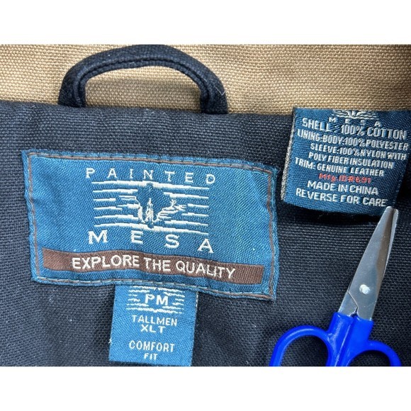 Painted Mesa XLT Men Zip Slash Pocket Comfort-Fit‎ Cotton Bomber Jacket Lined - Picture 2 of 12